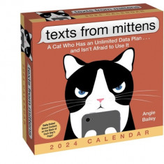 Texts from Mittens the Cat 2024 Day-To-Day Calendar