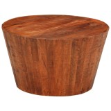Cumpara ieftin Masuta de cafea, &Oslash; 52x30 cm, lemn masiv de mango brut