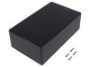Carcasa Universala TEKO COFFER 4.9 ABS Neagra 130x215x68mm Fixare PCB Ghidaje