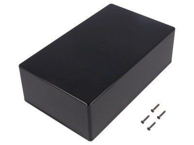 Carcasă universală neagră ABS foto
