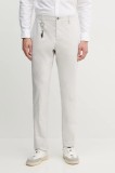Paul&amp;Shark pantaloni barbati, culoarea gri, drept, 25414016