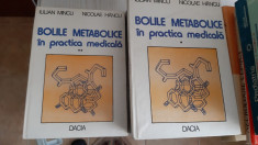 BOLILE METABOLICE IN PRACTICA MEDICALA I. MINCU VOL 1+2 STARE FOARTE BUNA . foto