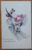Cumpara ieftin Carte postala cromolitografiata, erotica, inceput de secol 20