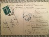 Carte Postala 1910 Fontainebleau Gara Hanu Conachi, Lily Manesco, Tud Vladimirescu, Tecuci. Stampila 1910