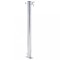 vidaXL Coloană de apă de grădină, 80 cm, oțel inoxidabil, rotund 364502