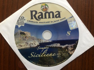 soapte siciliene triskele privitera cd disc rama muzica cantonete napoletane vg+ foto