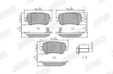 JURID 573122J set placute frana,frana disc