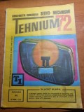 revista tehnium ianuarie 1972-laborator foto,tir,schi-bob