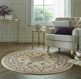Cumpara ieftin Covor Sherborne Bej 133X133 cm, rotund, Flair Rugs