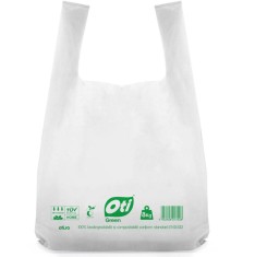 Pungi biodegradabile cf standard EN13432, 53x60cm, 8kg, 50 buc. set foto