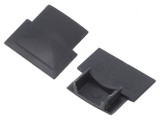 Obturator Negru pentru Profile LED - Set 10 Bucăți