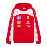 Ferrari hanorac de bărbați cu glugă official Teamline Replica F1 Team 2026 - XL