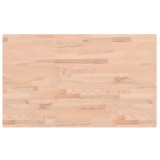 Cumpara ieftin Blat de baie, 100x60x2,5 cm, lemn masiv de fag