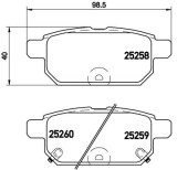 BREMBO P 79 029 PRIME LINE set placute frana,frana disc