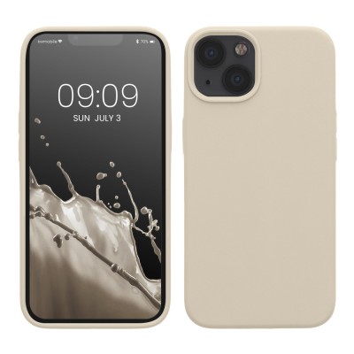 Husa Kwmobile pentru Apple iPhone 13, Gri, Silicon, 55878.125 foto