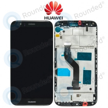 Huawei G8 (RIO-L01) Capac frontal modul display + LCD + digitizer gri foto