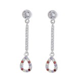 Cumpara ieftin Cercei lungi argint 925, JW809, model elegant, placati cu rodiu