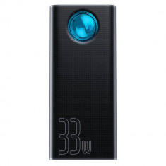 Baterie externa portabila Baseus Power Bank 30000 mAh Power Delivery / Quick Charge 3.0 Black foto