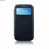 Husa Flip S-View window Samsung Ace 3 S7270 Dark Blue, Cu clapeta, Piele Ecologica