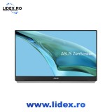 Monitor Portabil ASUS ZenScreen MB249C, 23.8", FHD (1920&times;1080), IPS, 75Hz, 5ms GtG, 250 cd/m&sup2;, 1000:1, FlickerFree, Low Blue Light, Adaptive-Sync, USB