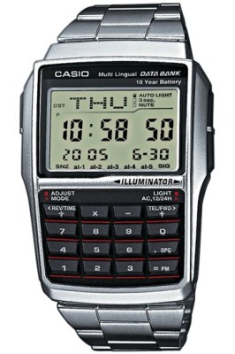 Ceas Barbati, Casio, Vintage Edgy Calculator DBC-32D-1A - Marime universala foto