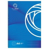 Caiet Bluering, A4, cu spira, 70 file, 70 g, coperta carton, dictando