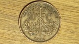 Bolivia -moneda de colectie greu de gasit- 50 centavos 1942 - an unic de batere!, America de Nord