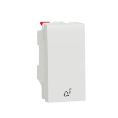 Intrerupator revenire simbol sonerie 1M Schneider Noua Unica alb NU310618C