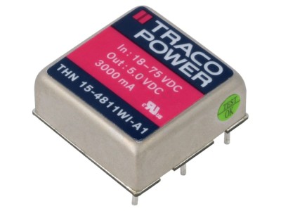 Convertor DC/DC 15W 18-75V 5V 3A foto