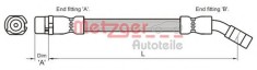 Conducta / cablu frana OPEL CORSA C (F08, F68) (2000 - 2009) METZGER 4112834 foto