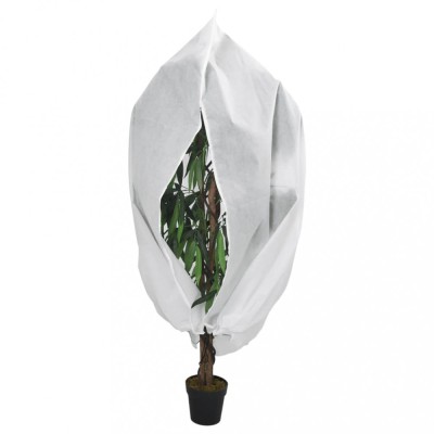 Protecție de fleece pt plante, cu fermoar, 70 g/m&amp;sup2;, 2,36x2 m foto