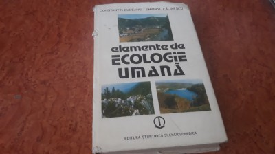 Elemente de ecologie umana-1982 foto