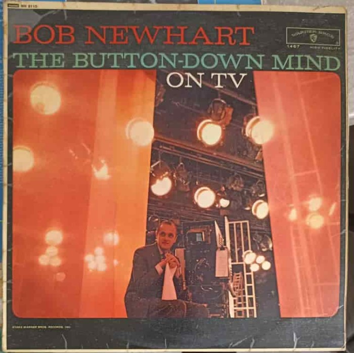 Disc vinil, LP. The Button-Down Mind On TV-BOB NEWHART-241347