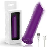 Vibrator Glont, 10 Moduri de Vibratie, Silicon Medical, Fara BPA, Rezistent la Apa, pentru Senzatii si Placeri Unice, Usor de Curatat, Portabil, Discr