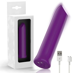 Vibrator Glont, 10 Moduri de Vibratie, Silicon Medical, Fara BPA, Rezistent la Apa, pentru Senzatii si Placeri Unice, Usor de Curatat, Portabil, Discr