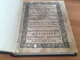 PSALTIREA 1827 TIPARITA DE SF. MITROPOLIT GRIGORIE DASCALUL IN ZILELE DOMNULUI GRIGORIE DIMITRIE GHICA- LIMBA ROMANA LITERE CHIRILICE RECOPERTATA