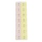 Cutie organizator Pufo Weekly Duo pentru medicamente, vitamine sau suplimente pe saptamana cu doua compartimente pe zi, mov/ galben