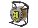 Prelungitor alimentare KEL 3x1,5mm&sup2; cu 4 prize, 20m, 16A, gumă galbenă