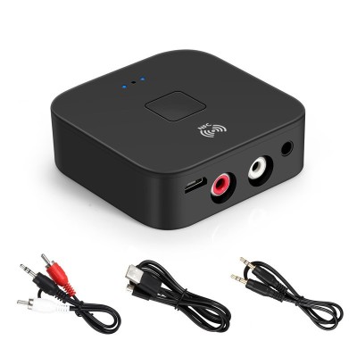 Adaptor convertor audio bluetooth NFC + DIGITAL TOSLINK la analog 2x RCA + Jack 3.5 mm foto