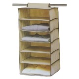 Organizator textil, dulap pliabil 60x30x30 cm, 6 rafturi depozitare