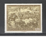 Iugoslavia.1976 100 ani razboiul de eliberare in Muntenegru-Pictura SI.404, Nestampilat