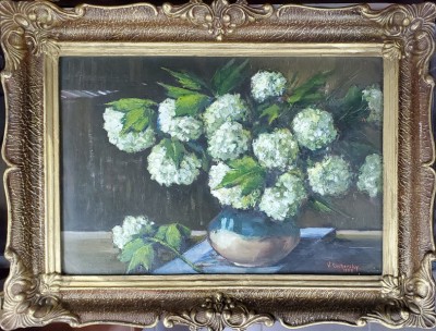 Victor Cichersky - Vas cu hortensia foto