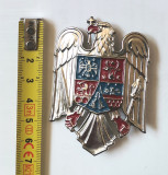 Emblema metalica Vultur Insigna cuc coifura Vama dim. 4,5x6,5cm, Europa