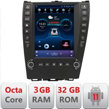 Navigatie Lexus ES 2009-2012 Lenovo Tesla Qled 9.7&quot; Octacore 4Gb RAM 32Gb 4G DSP Carplay Android Auto Bluetooth CarStore Technology