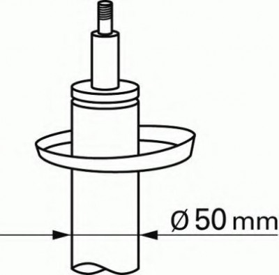 Amortizor AUDI A3 Cabriolet (8P7) (2008 - 2013) SACHS 400 050 foto