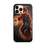 Husa compatibila cu Apple iPhone 14 Plus model Mystical pumkin, Silicon, TPU, Viceversa, Transparent, Carcasa