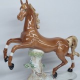 Cal - bibelou mare portelan romanesc vechi, vintage