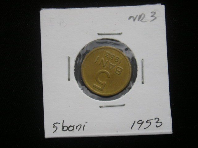 C10 10 - Moneda foarte veche - Romania - 5 banI - 1953