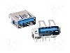 Conector USB A, versiune Standard, USB 3.2, in unghi 90&deg;, AMPHENOL - GSB31213R1C5HR