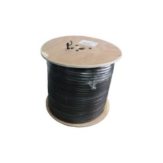 Cablu coaxial RG6 cu sufa 75R cupru ecranat cu folie Al +fire CUPRU
